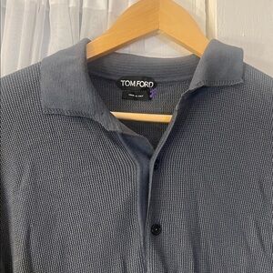 Tom Ford polo shirts made of a cotton & silk blend Men’s Size 50 Bluishish Gray